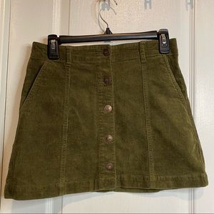 Forever21 woman's brown Denim Skirt S